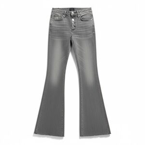 Hudson Jodi High Waist Raw Hem Flare Jeans Size 26